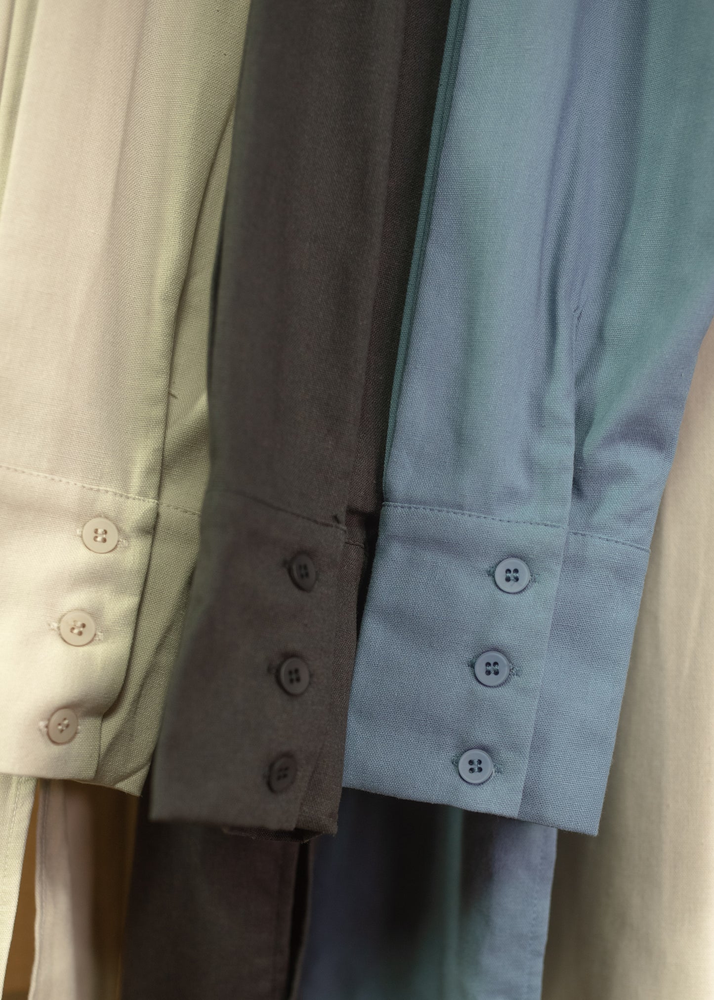 Linen Button-Up Shirt - Azure Blue