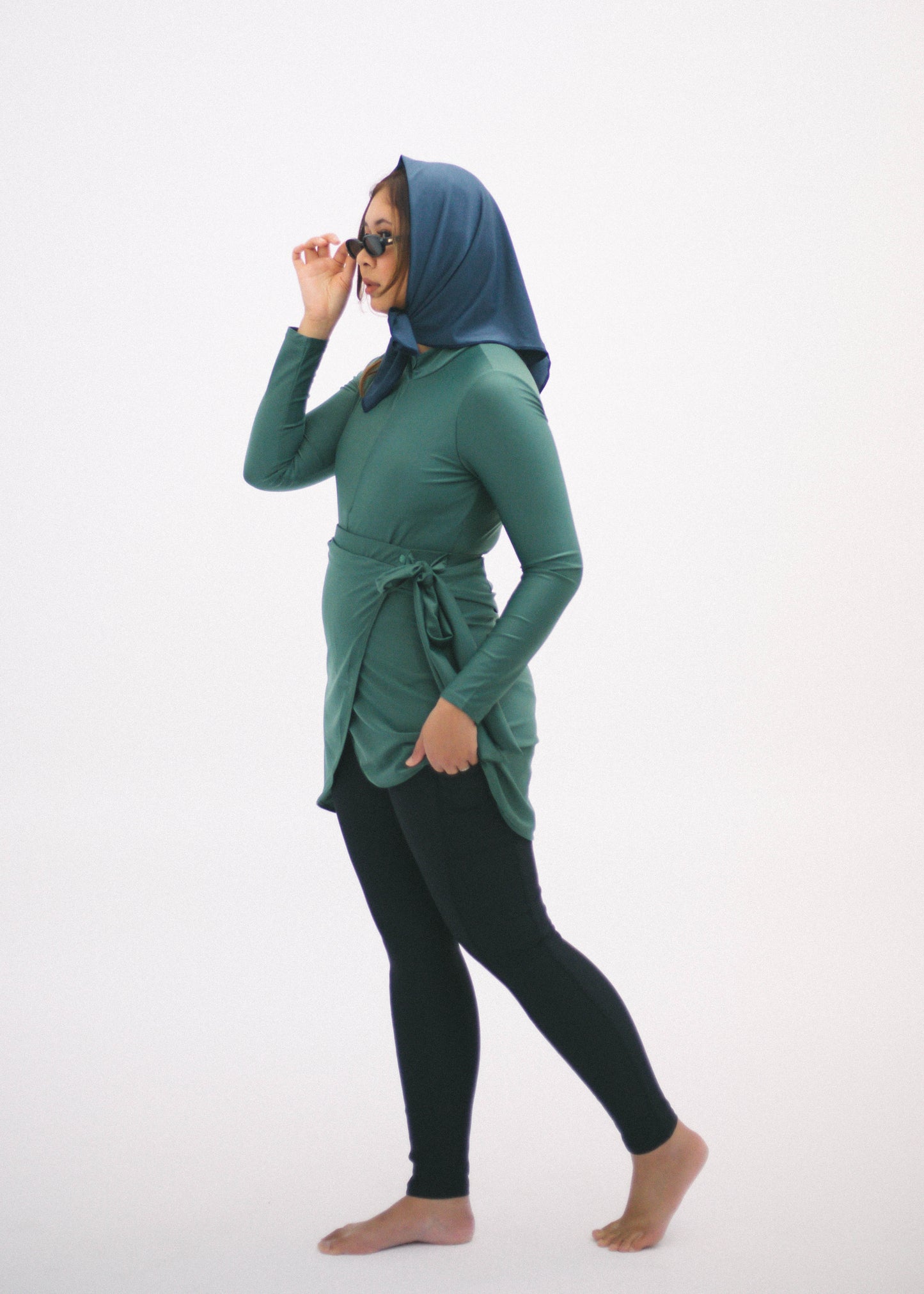 Mizu Swimsuit: Melaleuca Green