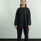 Wide Sleeved T-Shirt Set - Black